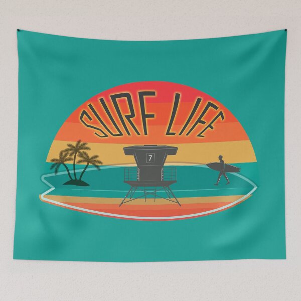 Item preview, Surf Life in Classic Tones designed and sold by inkStyleMDQ.