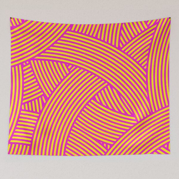 Item preview, psychedelic wave line designed and sold by Conta.