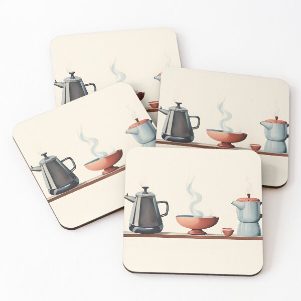 Item preview, Coffee Pots Retro designed and sold by tropicaltee.