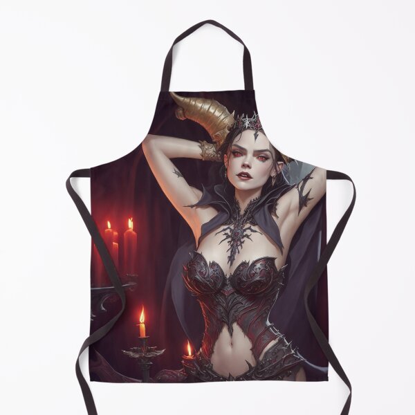Item preview, Beautiful sexy Vampire gothic goth girl painting designed and sold by Vintage Designs +.