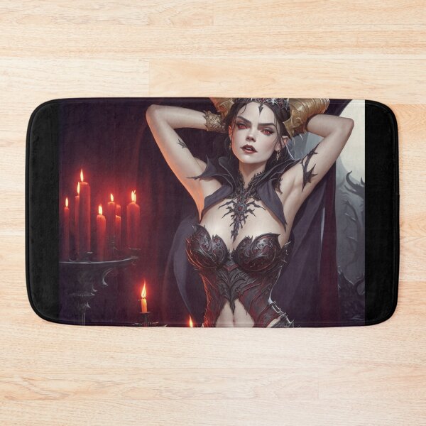Item preview,  Beautiful sexy Vampire gothic goth girl painting  designed and sold by Vintage Designs +.
