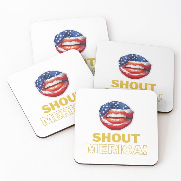 Item preview, 4th of July Shout Merica designed and sold by ShopULove.
