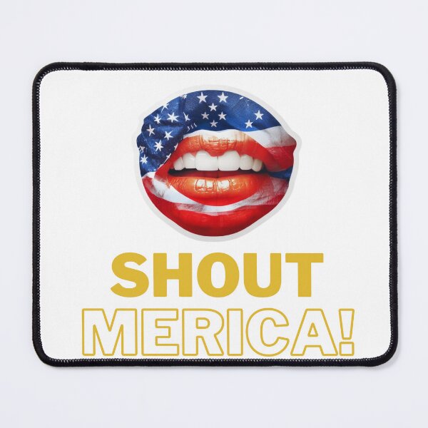 Item preview, 4th of July Shout Merica designed and sold by ShopULove.