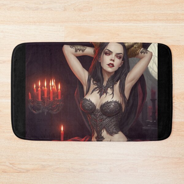 Item preview,  Beautiful sexy Vampire gothic goth girl painting  designed and sold by Vintage Designs +.