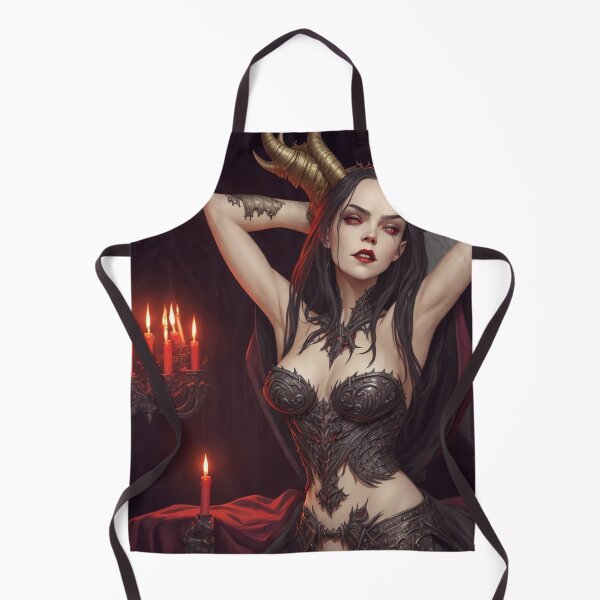 Item preview, Beautiful sexy Vampire gothic goth girl painting designed and sold by Vintage Designs +.