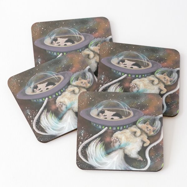 Item preview, Space Kitties designed and sold by Schizofred.