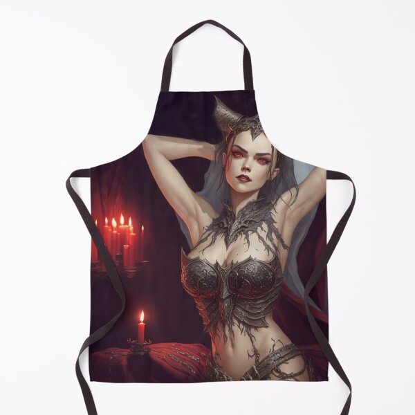 Item preview, Beautiful sexy Vampire gothic goth girl painting designed and sold by Vintage Designs +.