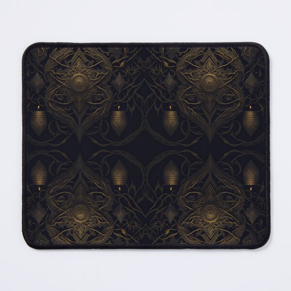 Item preview, Candles on a convoluted bronze plated wall pattern designed and sold by elearah1.