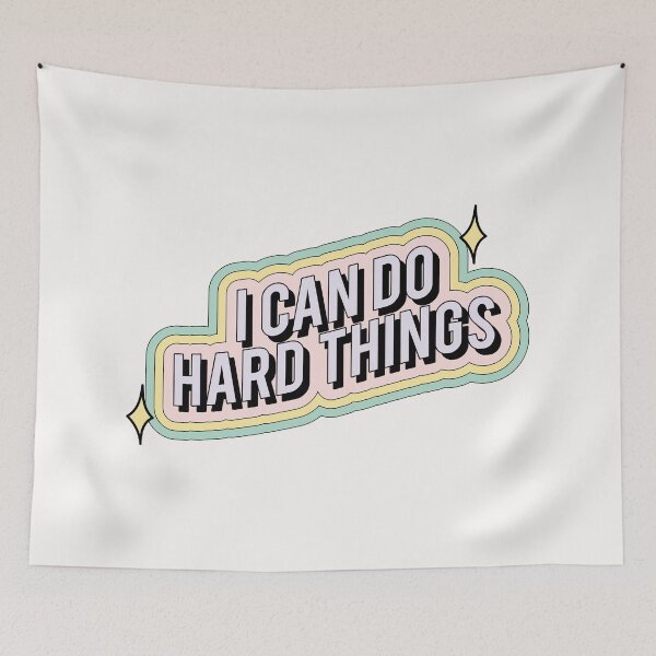 Item preview, I can do hard things  designed and sold by Latinoladas.