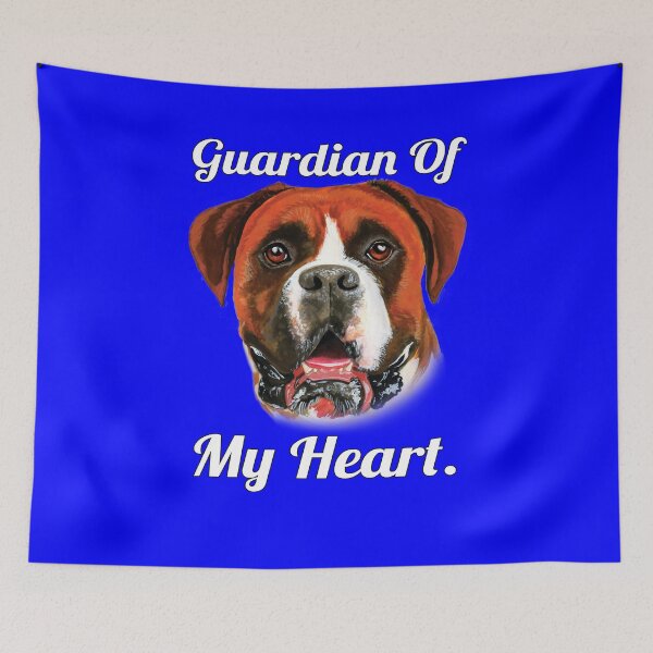Item preview, Boxer Dog Owner Guardian Of My Heart designed and sold by fantasticdesign.