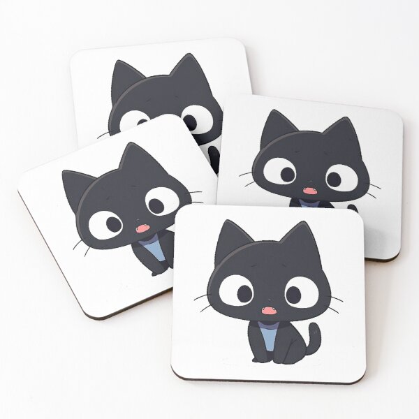 Item preview, Cute Black Cat designed and sold by HappyCuteCat.