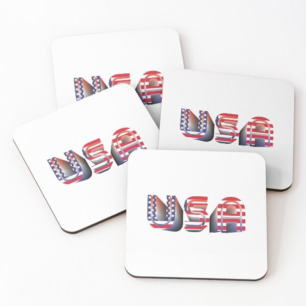 Item preview, USA - Flag Style Typography designed and sold by Whimsical  Thinker.