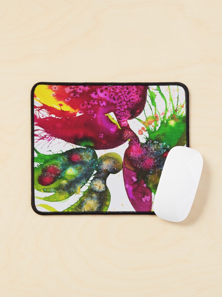 Aperçu 1 sur 5. Tapis de souris avec l'œuvre Eclosion 158 créée et vendue par ElioraBousquet.