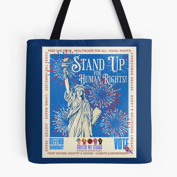 Item preview, PMD00954 Progressive Movement Designs patriotic American Statue of Liberty design shows you support democracy and progressive goals for Progressives Democrats Independents Liberals designed and sold by ProgressiveLeft.
