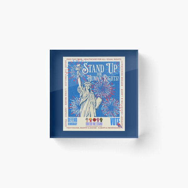 Item preview, PMD00954 Progressive Movement Designs patriotic American Statue of Liberty design shows you support democracy and progressive goals for Progressives Democrats Independents Liberals designed and sold by ProgressiveLeft.