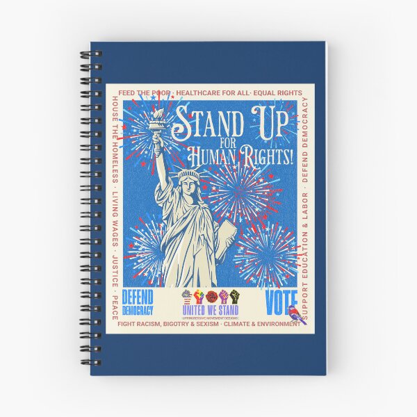 Item preview, PMD00954 Progressive Movement Designs patriotic American Statue of Liberty design shows you support democracy and progressive goals for Progressives Democrats Independents Liberals designed and sold by ProgressiveLeft.
