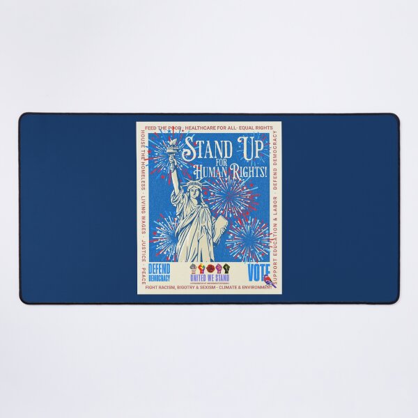 Item preview, PMD00954 Progressive Movement Designs patriotic American Statue of Liberty design shows you support democracy and progressive goals for Progressives Democrats Independents Liberals designed and sold by ProgressiveLeft.