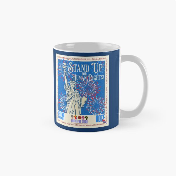 Item preview, PMD00954 Progressive Movement Designs patriotic American Statue of Liberty design shows you support democracy and progressive goals for Progressives Democrats Independents Liberals designed and sold by ProgressiveLeft.