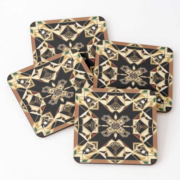 Artikelvorschau, Black and gold bejeweled entworfen und verkauft von Roxburylane.