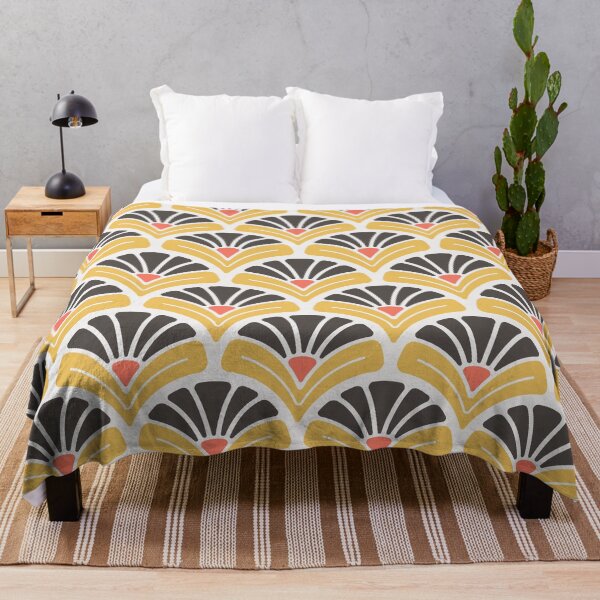 Item preview, KF 0051 H - Retro Vintage Daisy Flower Minimalist 70s Modern Geometric Floral Pattern designed and sold by KhakiFinch.