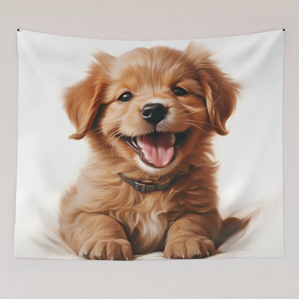 Item preview, A Vibrant Artwork Showcasing the Joy and Playfulness of Dogs designed and sold by Cr-AI-tive.