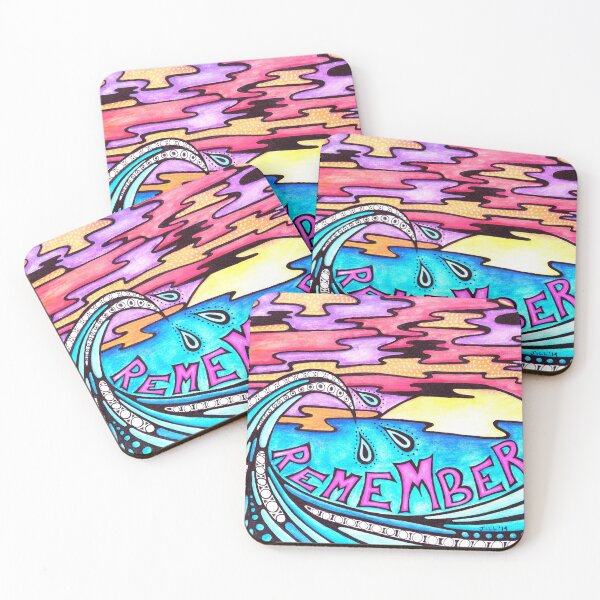 Item preview, Remember Wave Art  designed and sold by Jillianamatt.