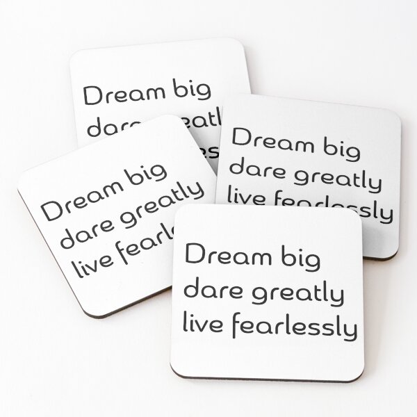 Item preview, Dream Big - Live fearlessly designed and sold by Istarfal.