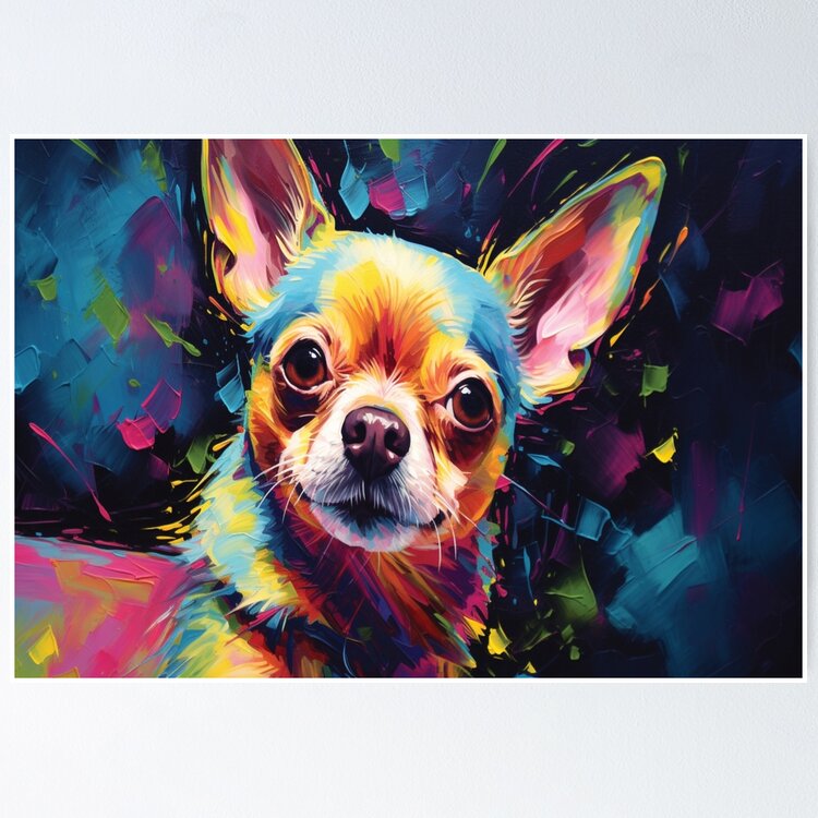 Chihuahua hotsell canvas art