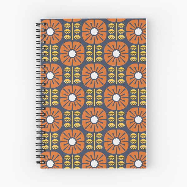 Item preview, KF 0052 D - Retro Vintage Daisy Flower Minimalist 70s Modern Geometric Floral Pattern designed and sold by KhakiFinch.