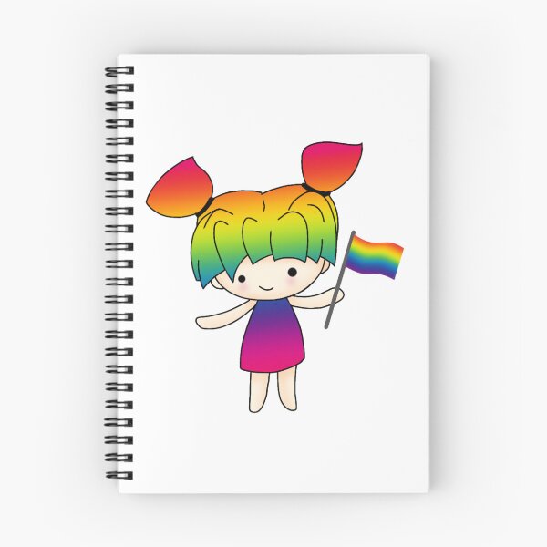 Item preview, rainbow girl designed and sold by RainyDayProject.