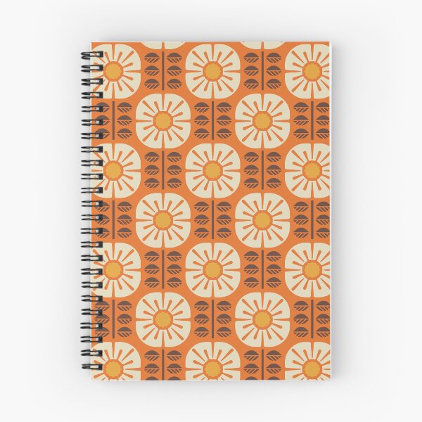 Item preview, KF 0052 F - Retro Vintage Daisy Flower Minimalist 70s Modern Geometric Floral Pattern designed and sold by KhakiFinch.