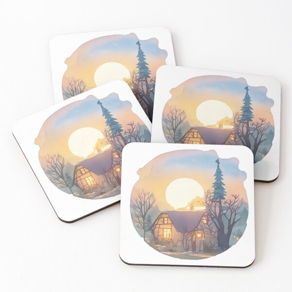 Item preview, French cottage house style with sunrise  designed and sold by Jayjaynaenae.