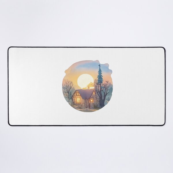 Item preview, French cottage house style with sunrise designed and sold by Jayjaynaenae.