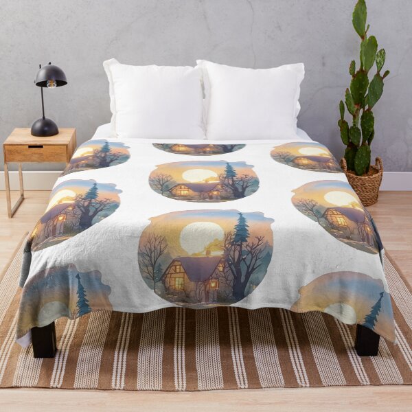 Item preview, French cottage house style with sunrise  designed and sold by Jayjaynaenae.