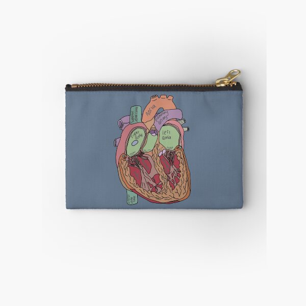 Item preview, Annotated heart anatomy biology doodle  designed and sold by Hannahhh-banana.