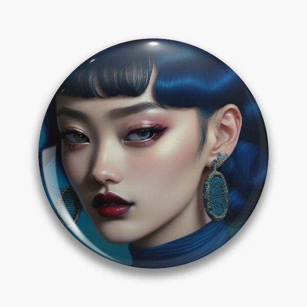 Item preview, Oriental Blue designed and sold by CuratedChoices.