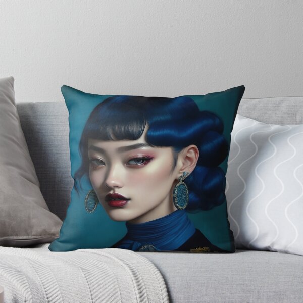 Item preview, Oriental Blue designed and sold by CuratedChoices.