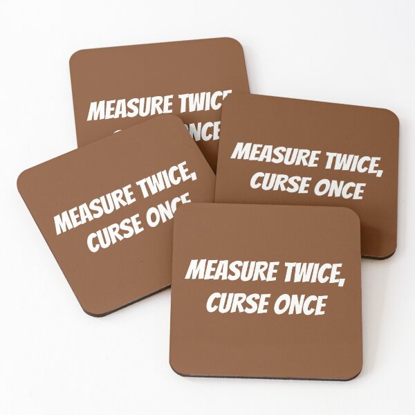 Item preview, Measure Twice, Curse Once - Funny Carpenter Shirt designed and sold by TshirtWing.