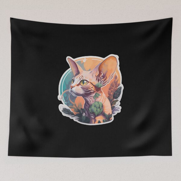 Item preview, Devon Rex (Sticker and Print Out) designed and sold by Sir Elgin Ortiz.