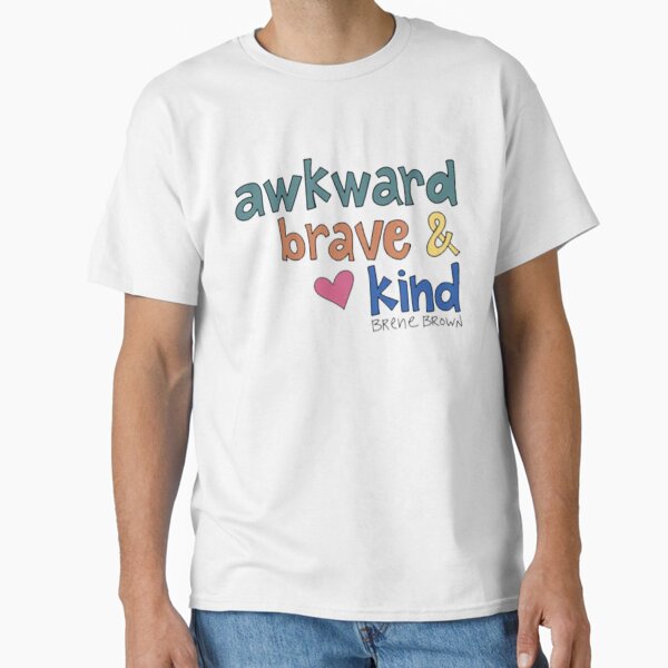 Artikel-Vorschau von Awkward, Brave _amp_ Kind – Brene Brown Vinyl, designt und verkauft von mickiemcgowan.