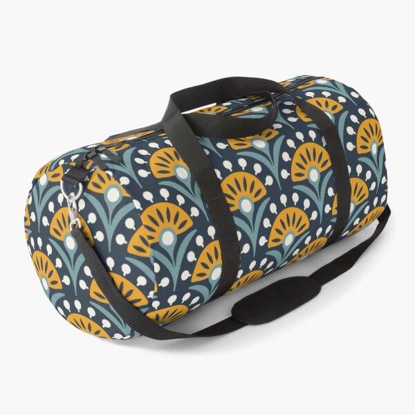 Item preview, KF 0053 D - Retro Vintage Flower Minimalist 70s Modern Geometric Floral Pattern designed and sold by KhakiFinch.