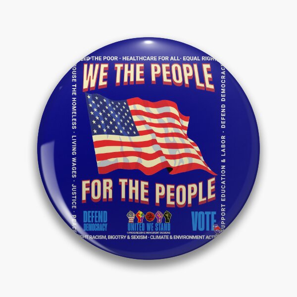 Item preview, PMD00955 Progressive Movement Designs patriotic American Flag design shows you support democracy and progressive goals for Progressives Democrats Independents Liberals designed and sold by ProgressiveLeft.