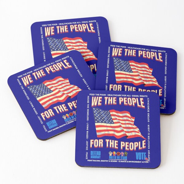Item preview, PMD00955 Progressive Movement Designs patriotic American Flag design shows you support democracy and progressive goals for Progressives Democrats Independents Liberals designed and sold by ProgressiveLeft.