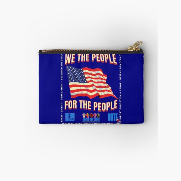 Item preview, PMD00955 Progressive Movement Designs patriotic American Flag design shows you support democracy and progressive goals for Progressives Democrats Independents Liberals designed and sold by ProgressiveLeft.