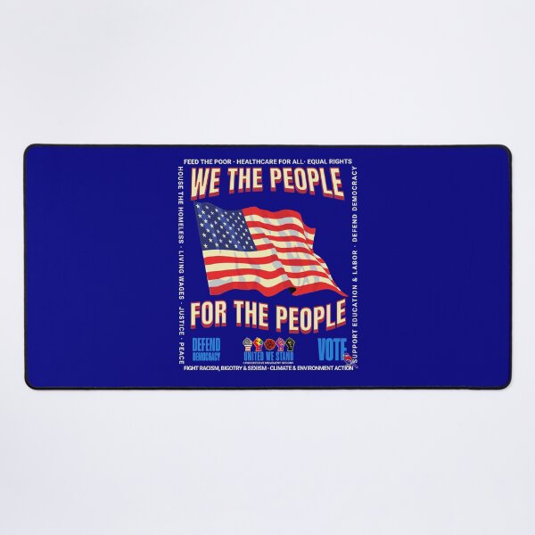 Item preview, PMD00955 Progressive Movement Designs patriotic American Flag design shows you support democracy and progressive goals for Progressives Democrats Independents Liberals designed and sold by ProgressiveLeft.