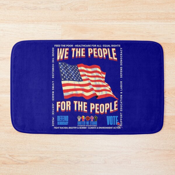Item preview, PMD00955 Progressive Movement Designs patriotic American Flag design shows you support democracy and progressive goals for Progressives Democrats Independents Liberals designed and sold by ProgressiveLeft.