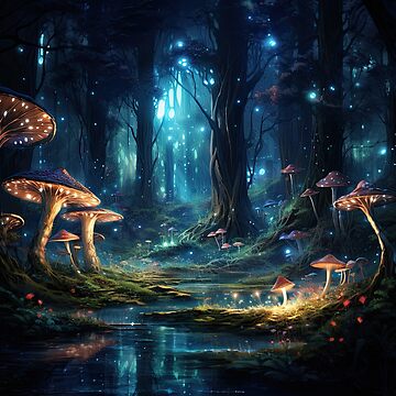 Artwork thumbnail, Enchanted Forest - Digital Art by garretbohl