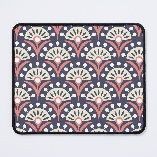 Item preview, KF 0053 F - Retro Vintage Flower Minimalist 70s Modern Geometric Floral Pattern designed and sold by KhakiFinch.