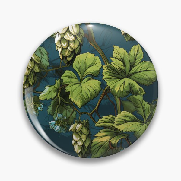 Item preview, Hop Pattern - Botanical Illustration of Hop Cones designed and sold by Backyard Suds.