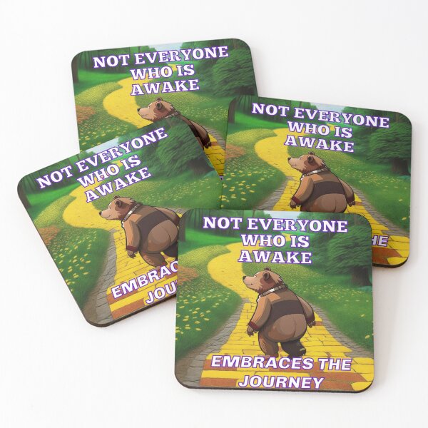 Item preview, Not everyone who is awake, embraces the journey, bearly awake designed and sold by CancelCulture1.